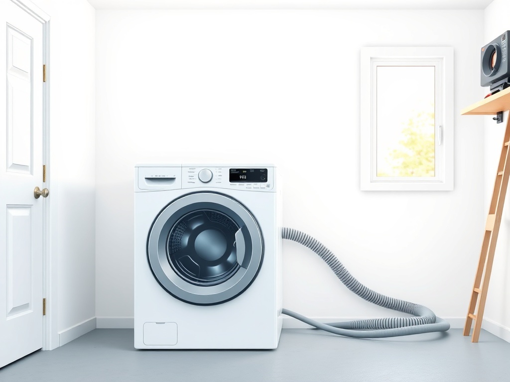 Dryer vent cleaning service completed in a <span class="av_sa_city">Youngtown</span> <span class="av_sa_state">AZ</span> home near Grand Avenue, showing a clear vent connection behind the appliance