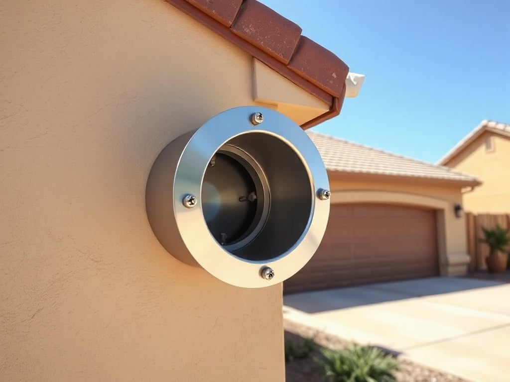 Dryer vent cleaned and inspected on a single-family home near Cesar Chavez Park in Laveen AZ