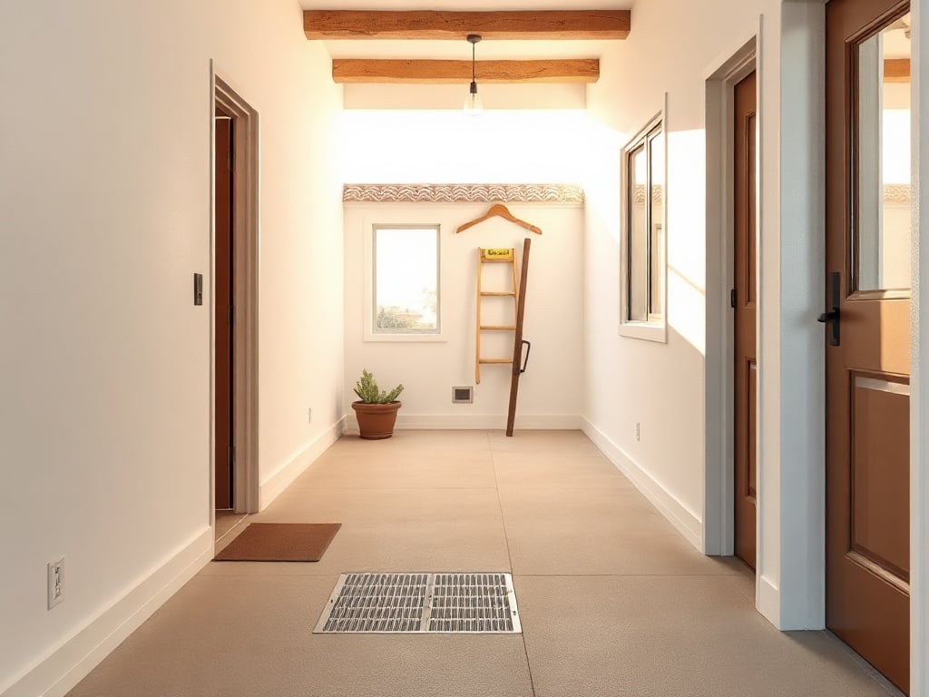 Phoenix, AZ A professionally cleaned HVAC register inside a Phoenix, AZ home after a thorough air duct cleaning service