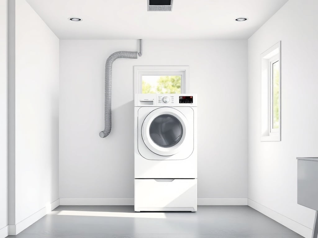 Professional air duct cleaning and dryer vent service being set up in a North Tempe home near Papago Park