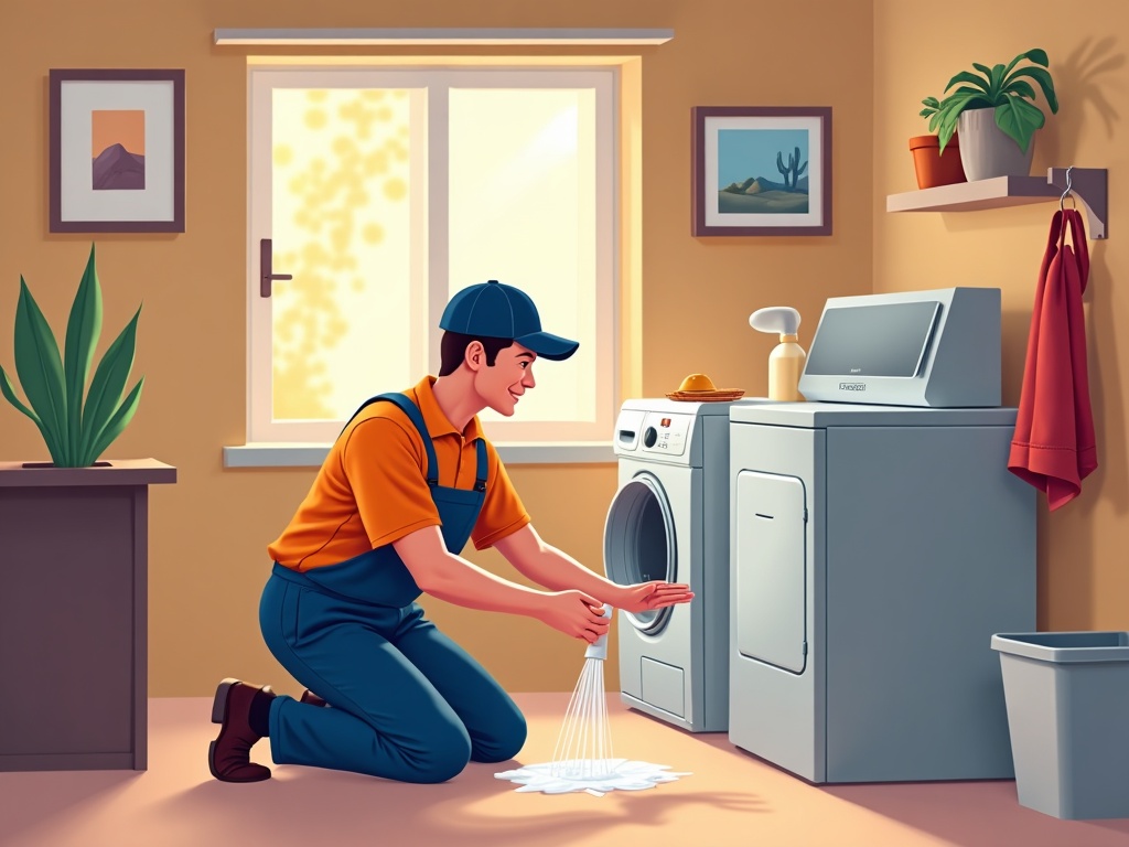 Is Air Duct Cleaning Actually Worth It? An Honest Answer for Skeptical Homeowners A is air duct cleaning worth it technician using professional negative-pressure equipment to clean a residential air duct in a bright Arizona home hallway.