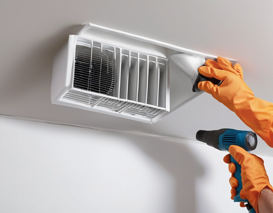 How Soon Will You Notice a Difference After Getting Your Air Ducts Cleaned? A professional duct cleaning technician from servicing a floor register in a home, illustrating how soon do you notice duct cleaning results