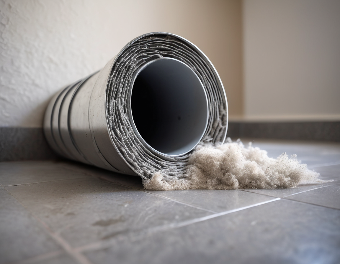 Why Your Dryer Takes Two Full Cycles to Dry One Load — and What's Really Going On A professional technician inspecting a dryer vent on the exterior of a stucco home — a common step in diagnosing why does my dryer take two cycles in Arizona homes.