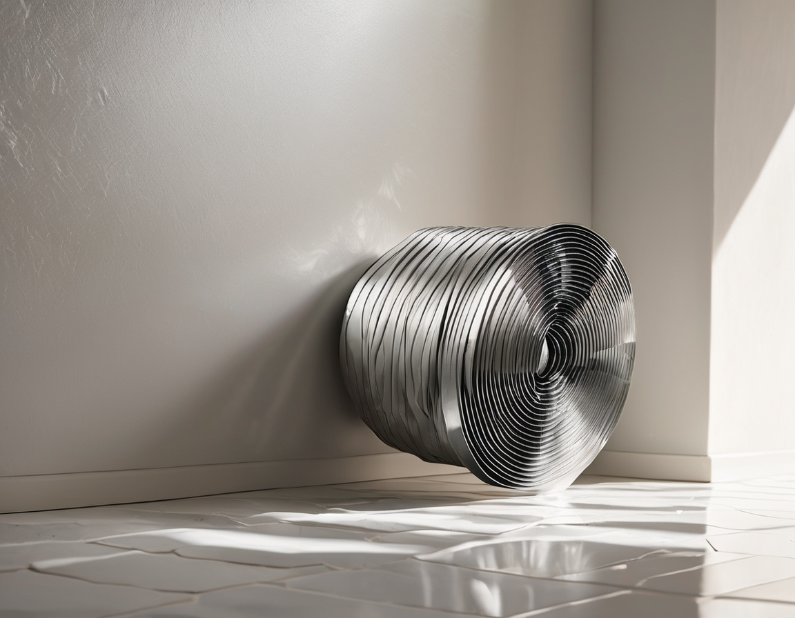 A Kinked Dryer Duct Is More Dangerous Than a Long One — Here's Why A dryer vent technician inspecting a kinked dryer duct behind a residential dryer — a common issue requiring a kinked dryer duct fix in Arizona homes