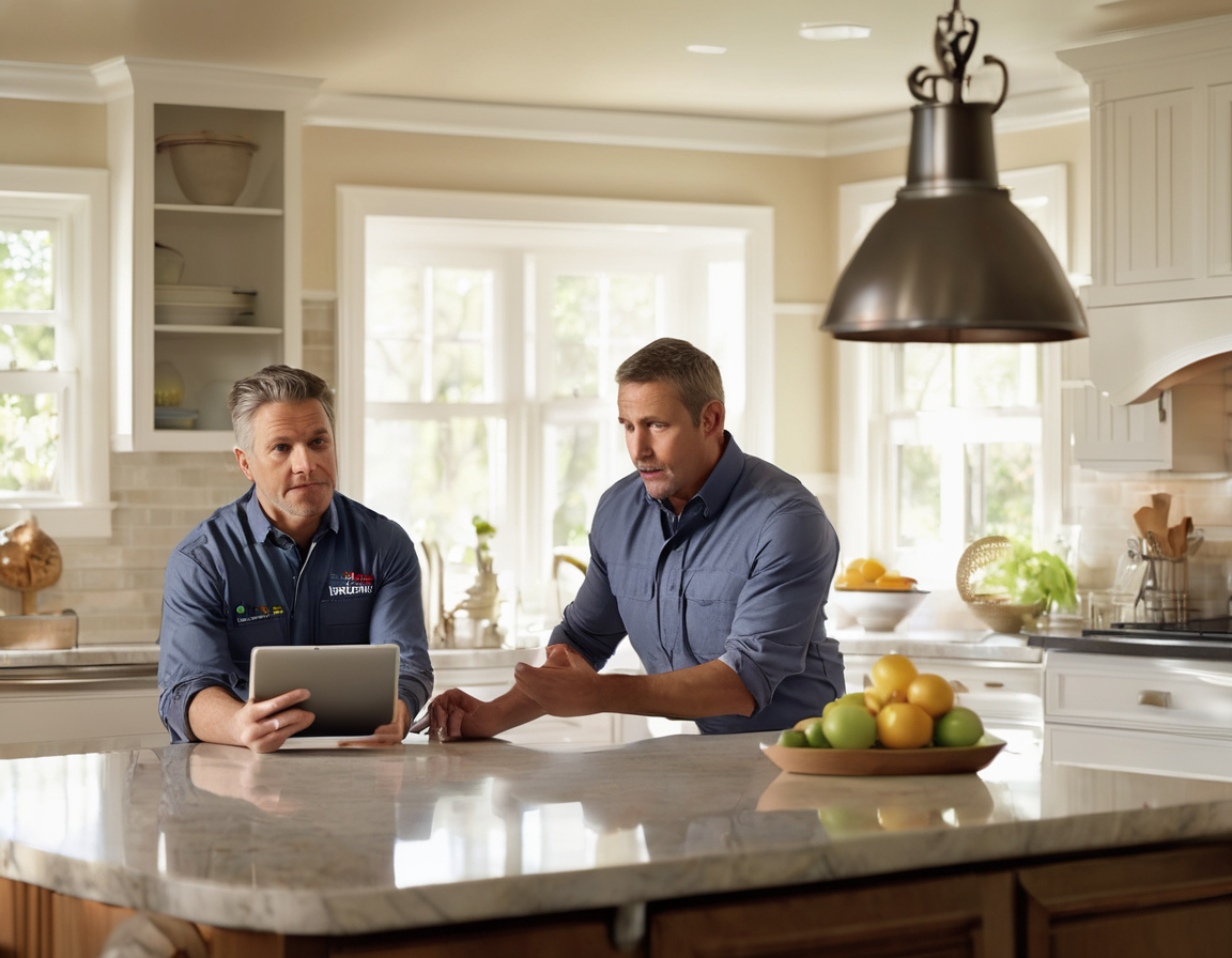 What a Camera Inspection Inside Your Ducts Can Find That You'd Never Expect An HVAC technician performing a camera inspection air ducts service at a home register, reviewing live footage on the scope screen in a well-lit living room.