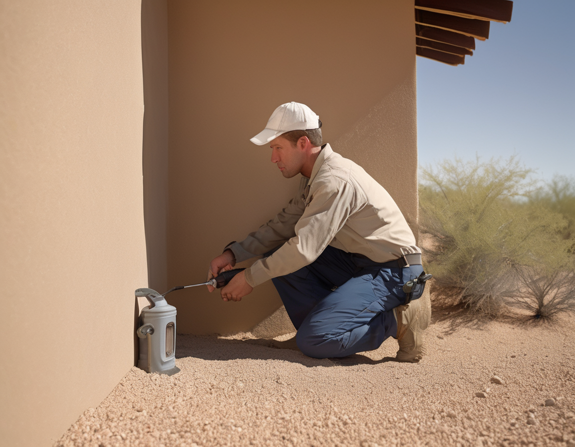 Chandler, AZ Dryer vent video inspection and air duct cleaning Chandler AZ service for a home in the Ocotillo neighborhood