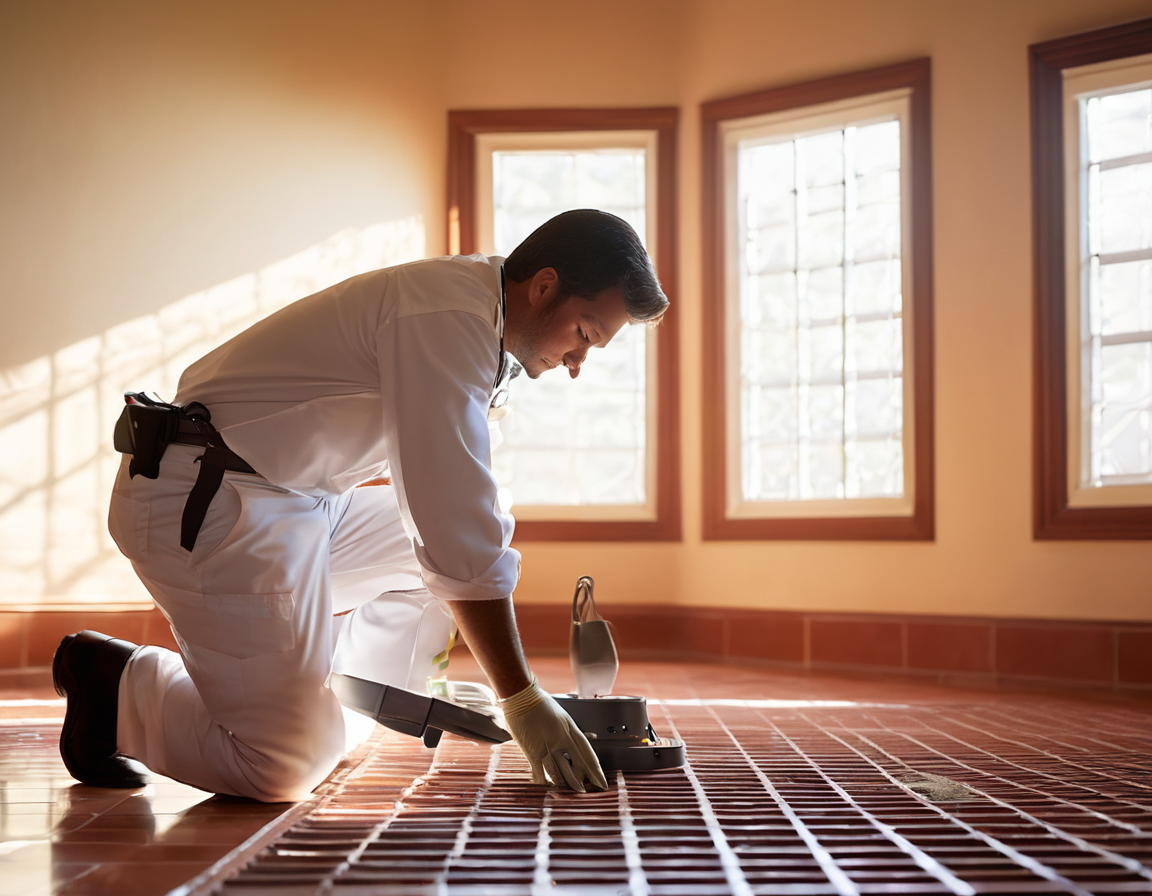Professional air duct cleaning service being performed inside a Litchfield Park Arizona home near Old Litchfield Road